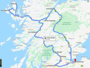Ruta completa por Escocia
